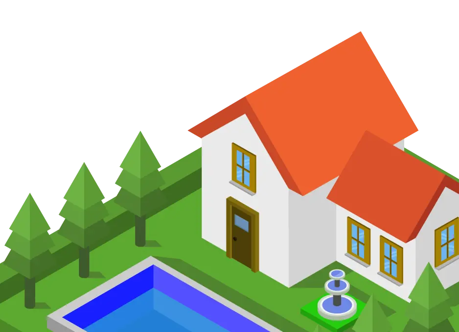 vector image of a house